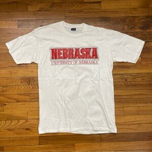 90s Vintage University of Nebraska Cornhuskers Single Stitch Shirt Size XL Used